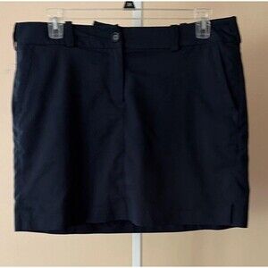 Nike Golf Womens 2 Dri Fit Tour Performance Skort Skirt with Shorts Navy 16